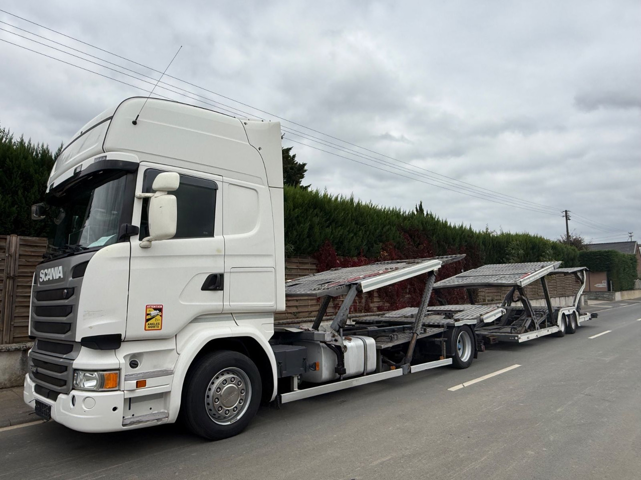 Scania R410, FVG 2016, VDI 2700, Retarder, Top - Car transporter truck: picture 1 Scania R410, FVG 2016, VDI 2700, Retarder, Top - Car transporter truck: picture 1