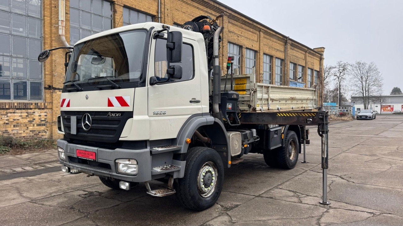 Mercedes-Benz AXOR 1828 MEILER HIAB 166 ES KRAN ALLRAD 4X4 Mercedes-Benz AXOR 1828 MEILER HIAB 166 ES KRAN ALLRAD 4X4 - Tipper, Crane truck: picture 4 Mercedes-Benz AXOR 1828 MEILER HIAB 166 ES KRAN ALLRAD 4X4 Mercedes-Benz AXOR 1828 MEILER HIAB 166 ES KRAN ALLRAD 4X4 - Tipper, Crane truck: picture 4