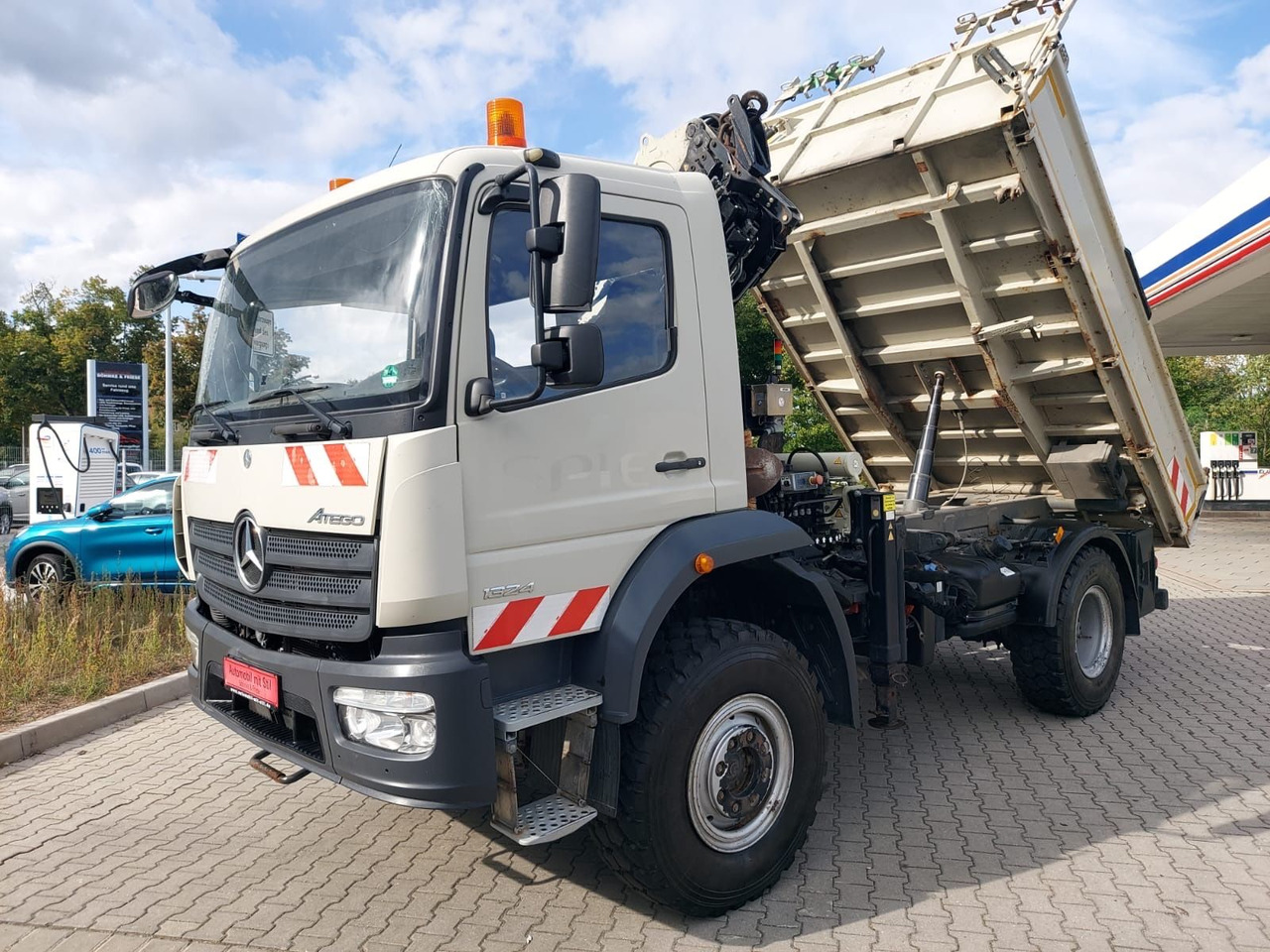 Mercedes-Benz Atego / 1324 MEILER 4X4 KRAN ATLAS 116.3 - Tipper, Crane truck: picture 4 Mercedes-Benz Atego / 1324 MEILER 4X4 KRAN ATLAS 116.3 - Tipper, Crane truck: picture 4