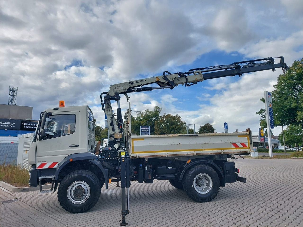 Mercedes-Benz Atego / 1324 MEILLER 4X4 KRAN ATLAS 116.3 Kipper - Tipper, Crane truck: picture 5 Mercedes-Benz Atego / 1324 MEILLER 4X4 KRAN ATLAS 116.3 Kipper - Tipper, Crane truck: picture 5