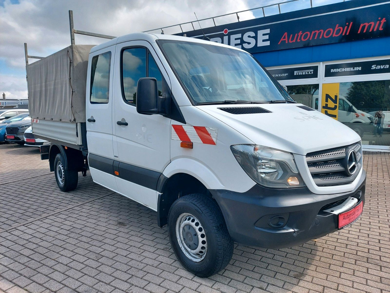 Mercedes-Benz Sprinter II Pritsche DoKa 316 4X4 Klima Standhei - Curtain side van, Crew cab van: picture 1 Mercedes-Benz Sprinter II Pritsche DoKa 316 4X4 Klima Standhei - Curtain side van, Crew cab van: picture 1