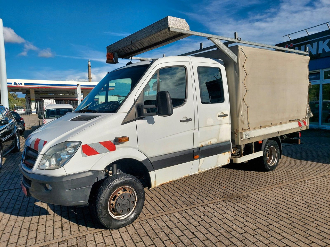 Mercedes-Benz Sprinter II Pritsche DoKa 516 4X4 Plane 6 Sitze - Curtain side van, Crew cab van: picture 3 Mercedes-Benz Sprinter II Pritsche DoKa 516 4X4 Plane 6 Sitze - Curtain side van, Crew cab van: picture 3