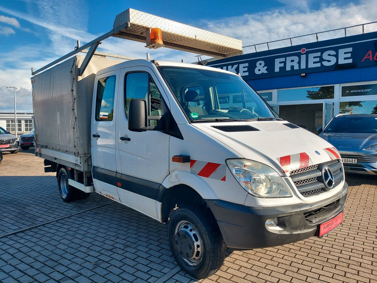Mercedes-Benz Sprinter II Pritsche DoKa 516 4X4 Plane 6 Sitze - Curtain side van, Crew cab van: picture 1 Mercedes-Benz Sprinter II Pritsche DoKa 516 4X4 Plane 6 Sitze - Curtain side van, Crew cab van: picture 1