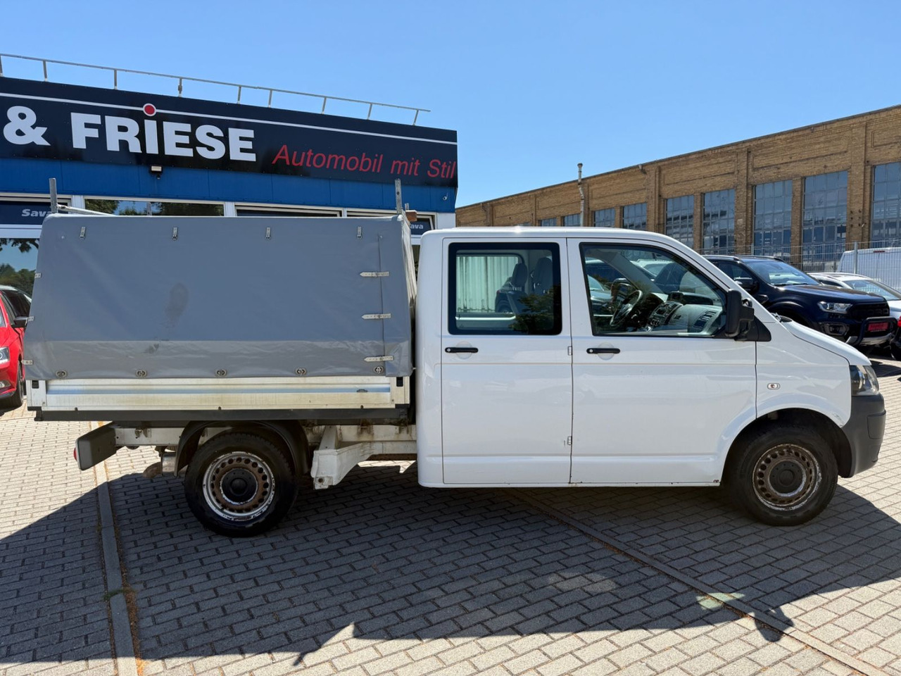 Volkswagen T5 Transporter Pritsche DoKA 4Motion 4x4 Klima - Curtain side van, Crew cab van: picture 2 Volkswagen T5 Transporter Pritsche DoKA 4Motion 4x4 Klima - Curtain side van, Crew cab van: picture 2
