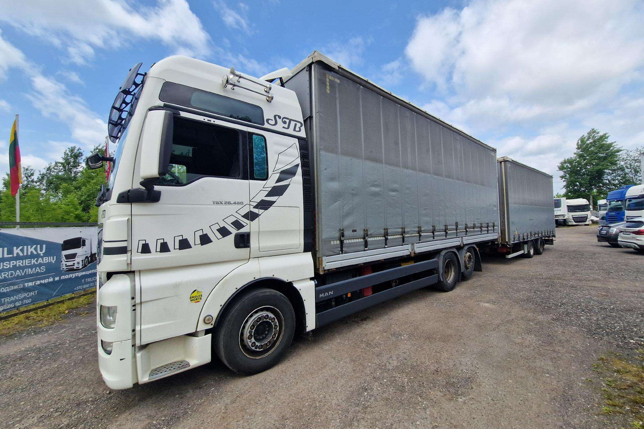 MAN TGX 480 - Curtain side truck: picture 2 MAN TGX 480 - Curtain side truck: picture 2