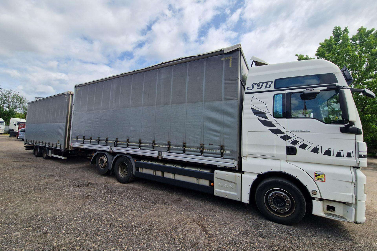 MAN TGX 480 - Curtain side truck: picture 1 MAN TGX 480 - Curtain side truck: picture 1