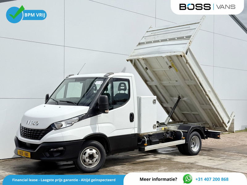 Tipper van Iveco Daily 35C12 2.3 L3 Kipper Dubbellucht 3.5t Trekhaak Airco Cruise Control Lucht Geveerde Stoel: picture 1