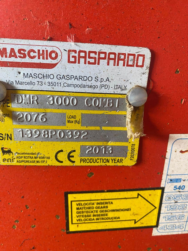 Maschio Alitalia 3mtr drill with 3mtr Power Harrow - Combine seed drill: picture 4 Maschio Alitalia 3mtr drill with 3mtr Power Harrow - Combine seed drill: picture 4