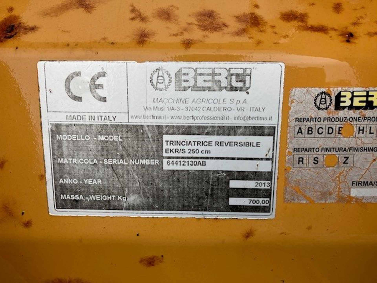 Teagle EKRS250 - Flail mower/ Mulcher: picture 2 Teagle EKRS250 - Flail mower/ Mulcher: picture 2
