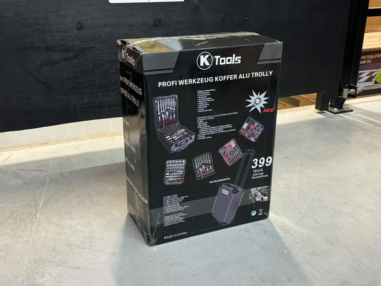 KTools gereedschapskoffer 399PCS - Garage equipment: picture 1 KTools gereedschapskoffer 399PCS - Garage equipment: picture 1