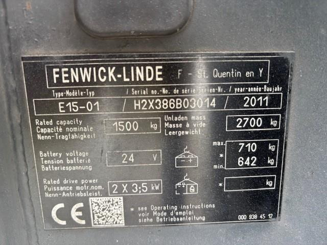 Linde E15 Heftruck - Forklift: picture 5 Linde E15 Heftruck - Forklift: picture 5