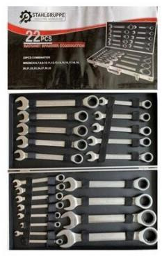 Stahlgruppe Steek en Ringsleutel set - Garage equipment: picture 1 Stahlgruppe Steek en Ringsleutel set - Garage equipment: picture 1