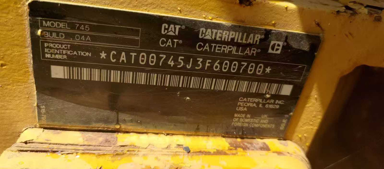 CATPILLAR 745 - Articulated dump truck: picture 5 CATPILLAR 745 - Articulated dump truck: picture 5