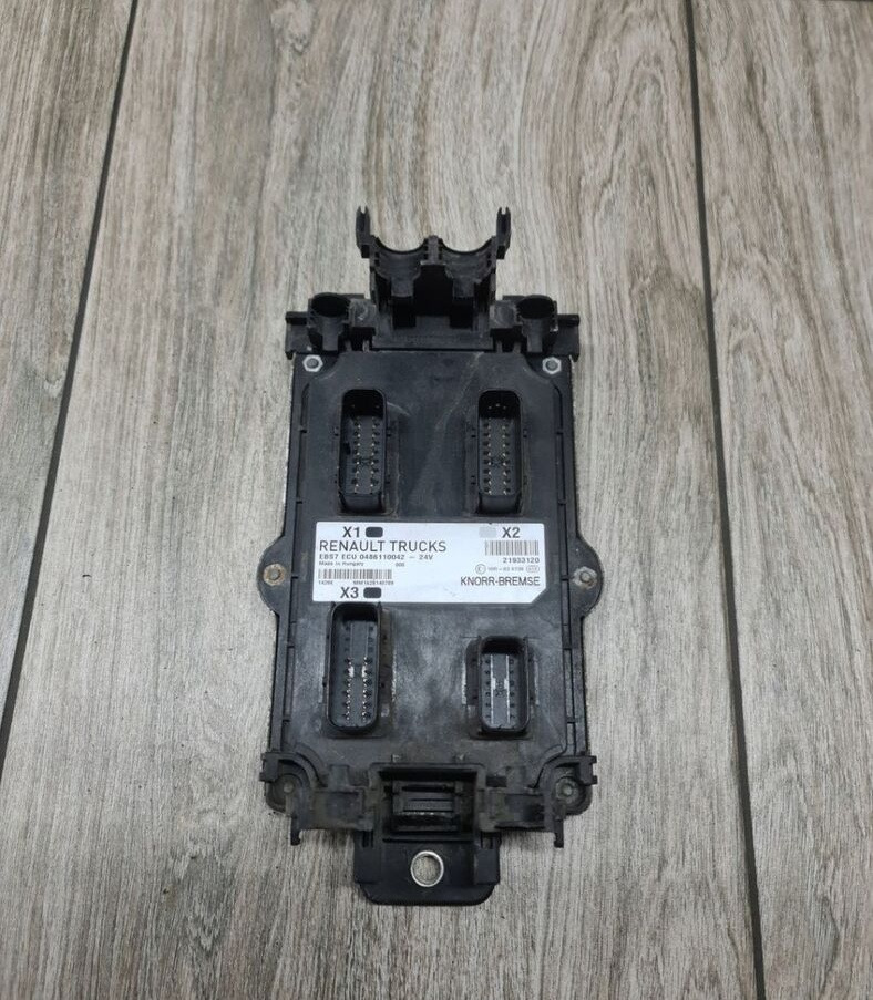 Knorr-Bremse STEROWNIK MODUŁ EBS RENAULT GAMA T 21933120 - ECU for Truck: picture 1 Knorr-Bremse STEROWNIK MODUŁ EBS RENAULT GAMA T 21933120 - ECU for Truck: picture 1