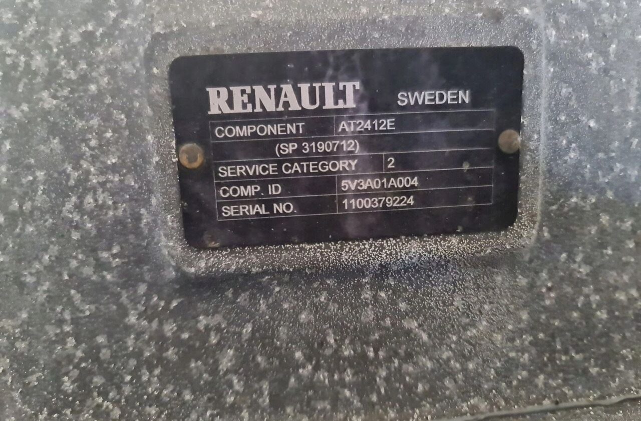 Renault SPRZEDAM SKRZYNIE KOMPLETNĄ I SHIFT AT2412E AT2512E AT2612E DO Renault 4 - Gearbox for Truck: picture 1 Renault SPRZEDAM SKRZYNIE KOMPLETNĄ I SHIFT AT2412E AT2512E AT2612E DO Renault 4 - Gearbox for Truck: picture 1