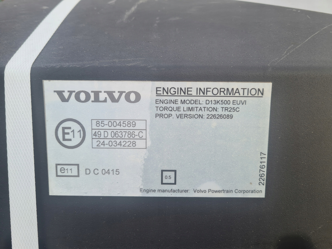 Engine for Truck VOLVO SILNIK KOMPLETNY COMMON RAIL VOLVO FH 4 FM 4 D13K 500 460 K4 EUVI: picture 9