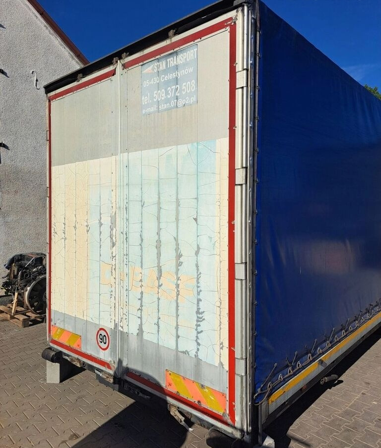 ZABUDOWA PAKA PLANDEKA DACH SUWANY 7.30x2.48x2.70 Renault - Curtainside swap body for Truck: picture 4 ZABUDOWA PAKA PLANDEKA DACH SUWANY 7.30x2.48x2.70 Renault - Curtainside swap body for Truck: picture 4