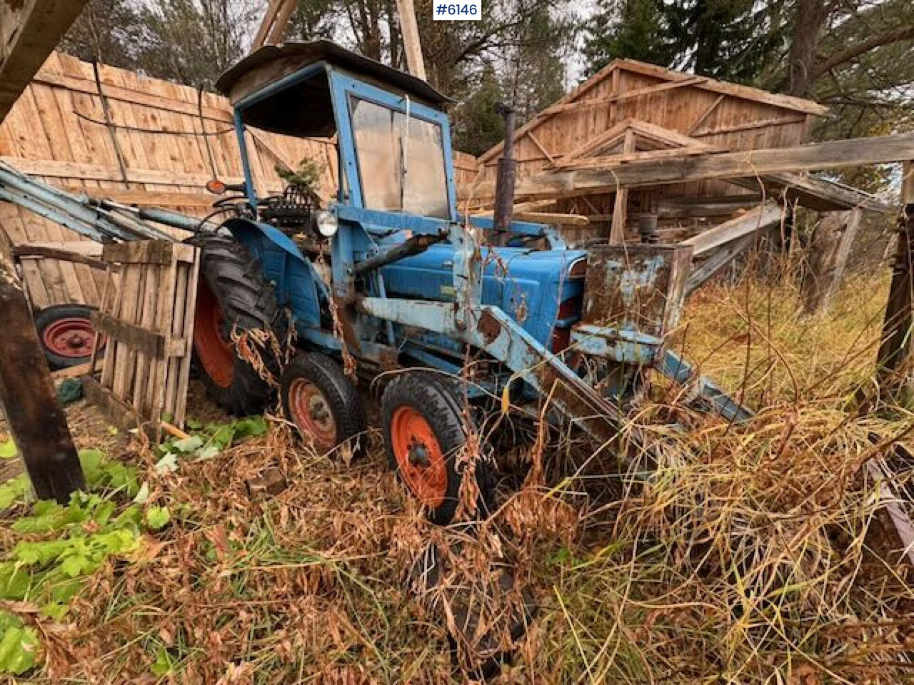 1962 Fordson Dexta with Hamjern backhoe attachment - Farm tractor: picture 2 1962 Fordson Dexta with Hamjern backhoe attachment - Farm tractor: picture 2