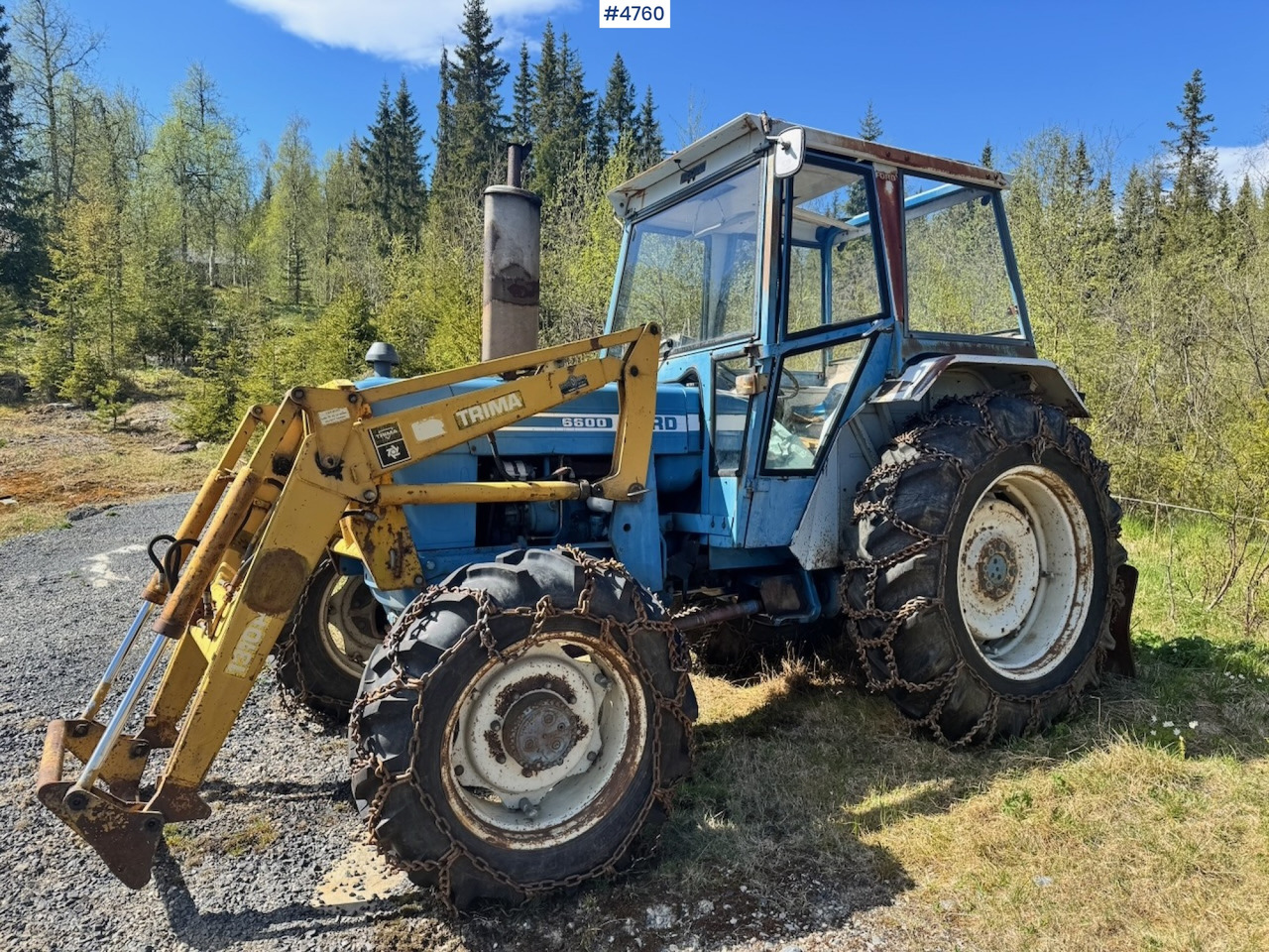 1978 Ford 6600 4x4 w/ Front Loader, Bucket, Twin Wheels and Winch. - Farm tractor: picture 3 1978 Ford 6600 4x4 w/ Front Loader, Bucket, Twin Wheels and Winch. - Farm tractor: picture 3