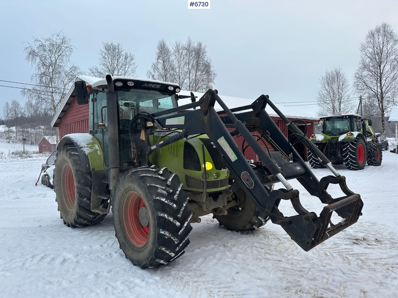 Farm tractor 2007 Claas Ares 697 4x4 with front loader. SEE VIDEO.: picture 7 Farm tractor 2007 Claas Ares 697 4x4 with front loader. SEE VIDEO.: picture 7