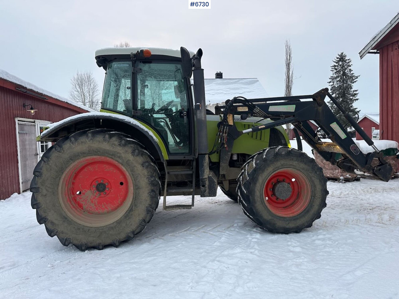 Farm tractor 2007 Claas Ares 697 4x4 with front loader. SEE VIDEO.: picture 6 Farm tractor 2007 Claas Ares 697 4x4 with front loader. SEE VIDEO.: picture 6
