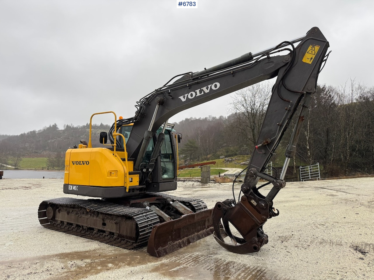 2008 Volvo ECR 145 CL w/ 4 buckets, grapple and rake. - Excavator: picture 5 2008 Volvo ECR 145 CL w/ 4 buckets, grapple and rake. - Excavator: picture 5