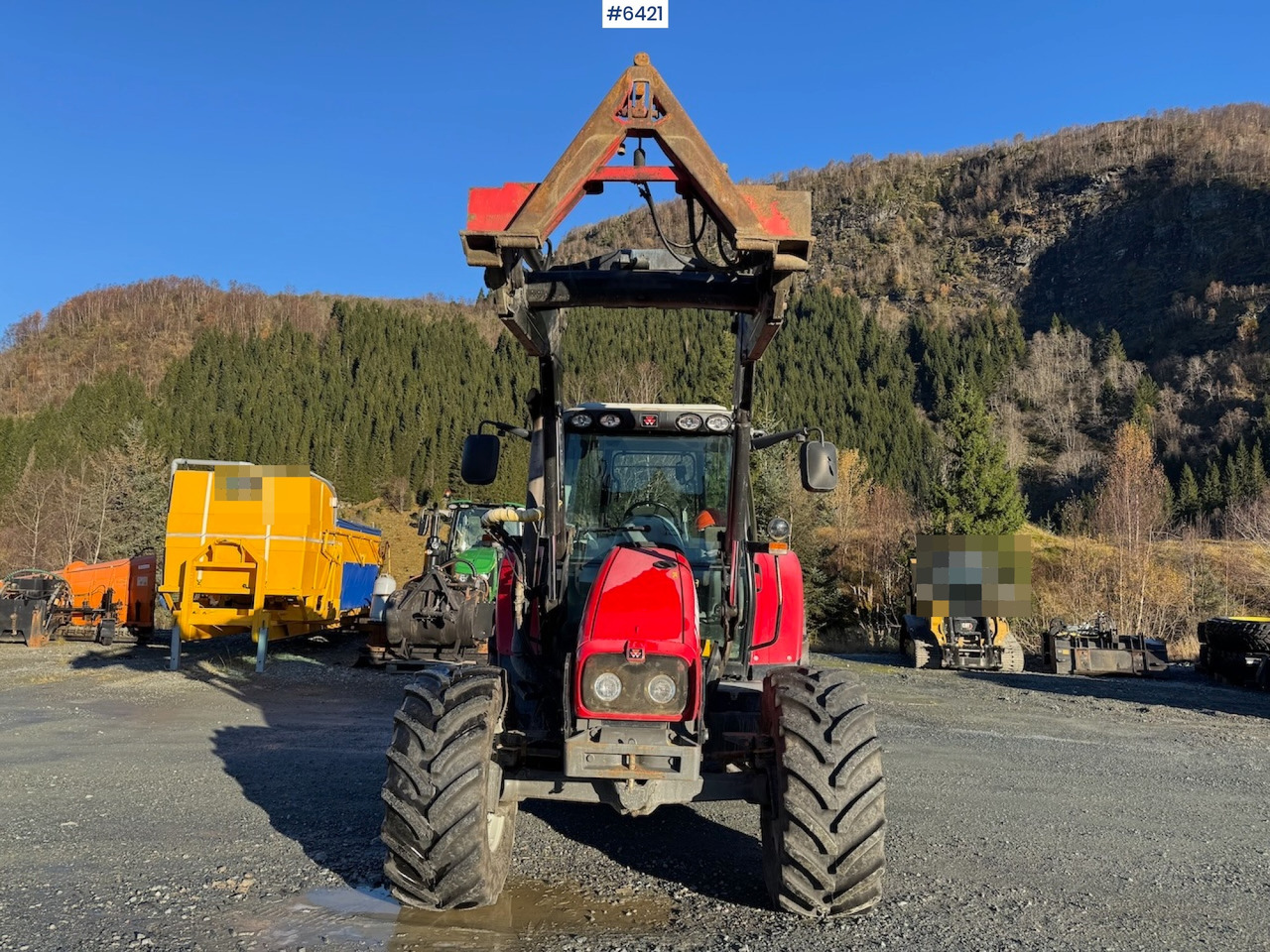 Leasing of  2009 Massey Ferguson 6455 Dyna-6 w/ front loader. 2009 Massey Ferguson 6455 Dyna-6 w/ front loader.: picture 13