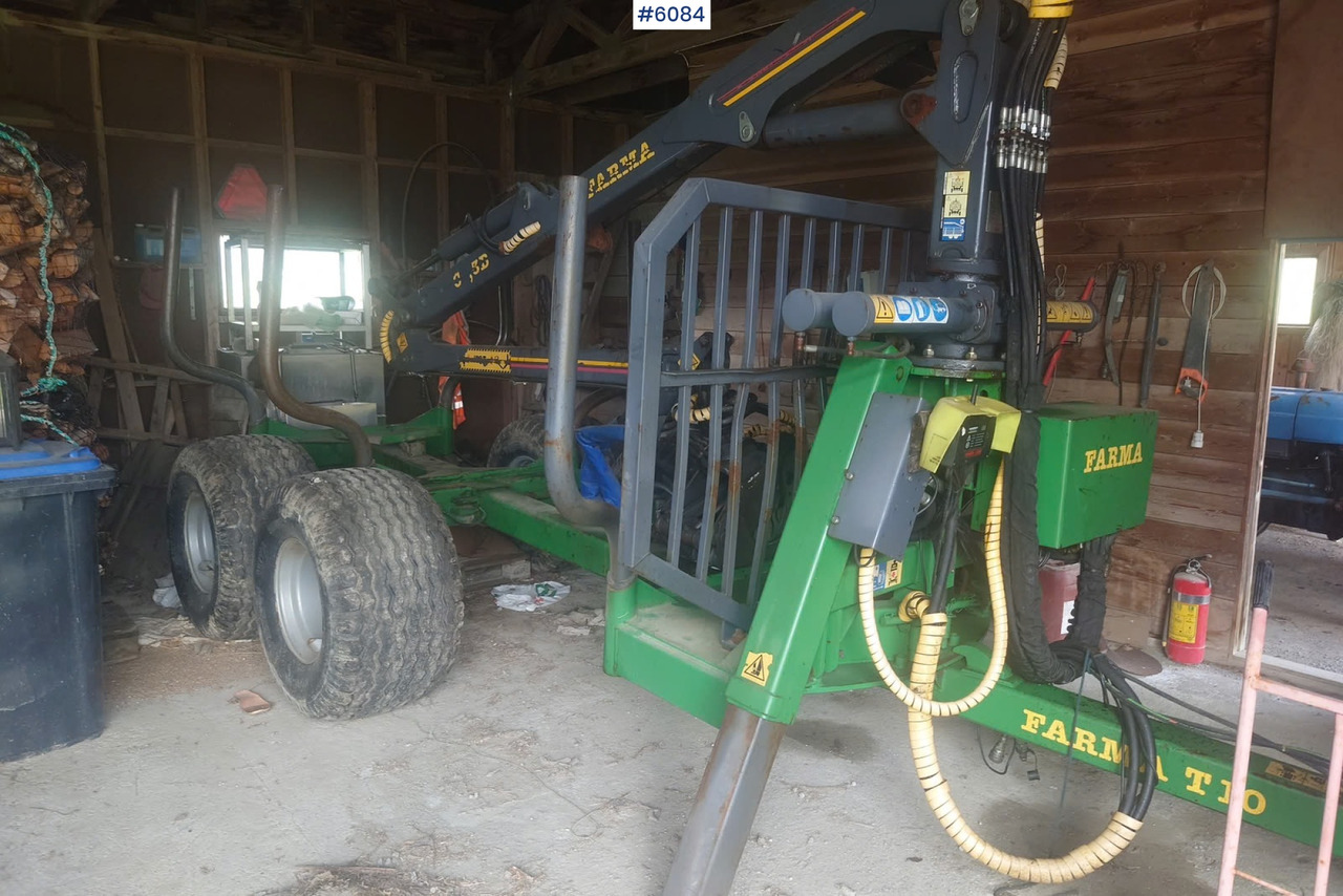 2012 Farma T10 Timber trailer w/ Farma C 6.3 G2 Crane. - Timber trailer: picture 1 2012 Farma T10 Timber trailer w/ Farma C 6.3 G2 Crane. - Timber trailer: picture 1