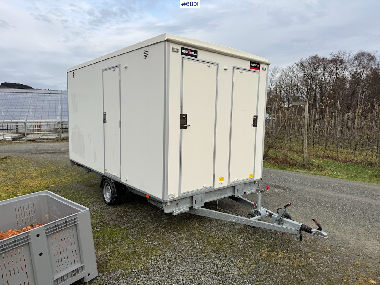 2022 Scanvogn 420- 3 door 6P Office van w/ toilet and storage room. - Construction container, Trailer: picture 1 2022 Scanvogn 420- 3 door 6P Office van w/ toilet and storage room. - Construction container, Trailer: picture 1