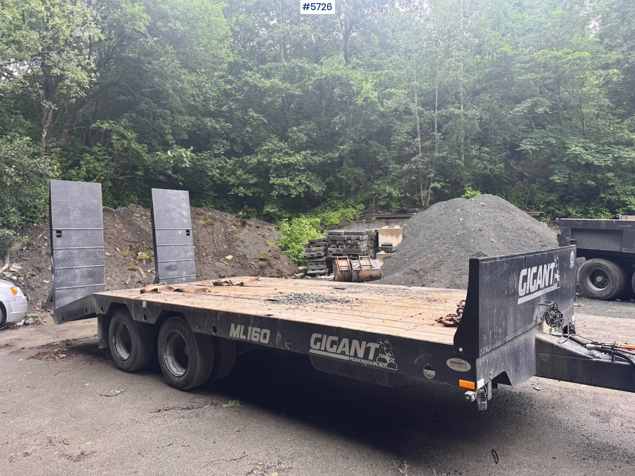 2023 Gigant ML-160 Machine trailer for tractor. - Low loader trailer: picture 5 2023 Gigant ML-160 Machine trailer for tractor. - Low loader trailer: picture 5