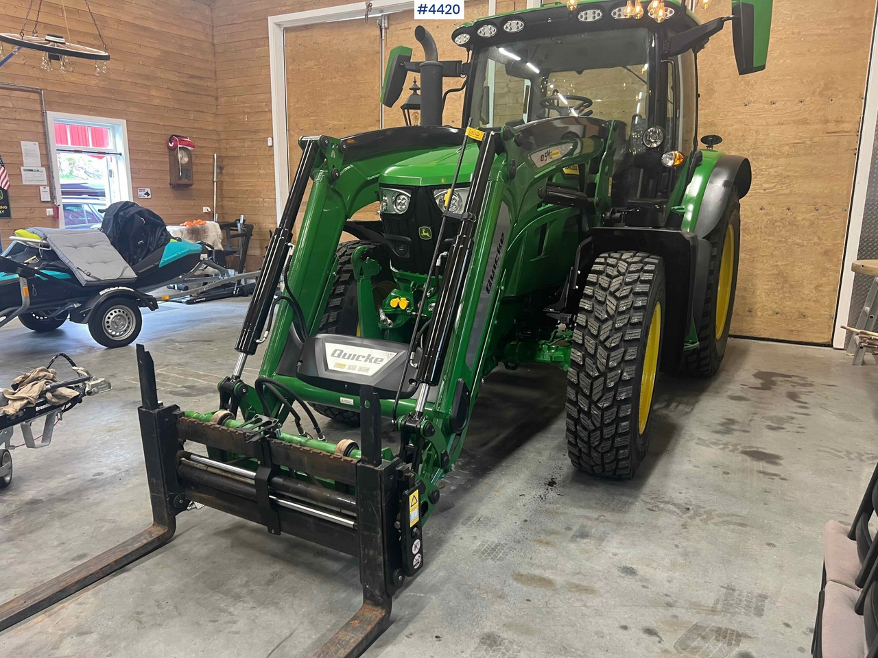 2024 John Deere 6150R w/ Quicke Front Loader & Bucket - Farm tractor: picture 1 2024 John Deere 6150R w/ Quicke Front Loader & Bucket - Farm tractor: picture 1