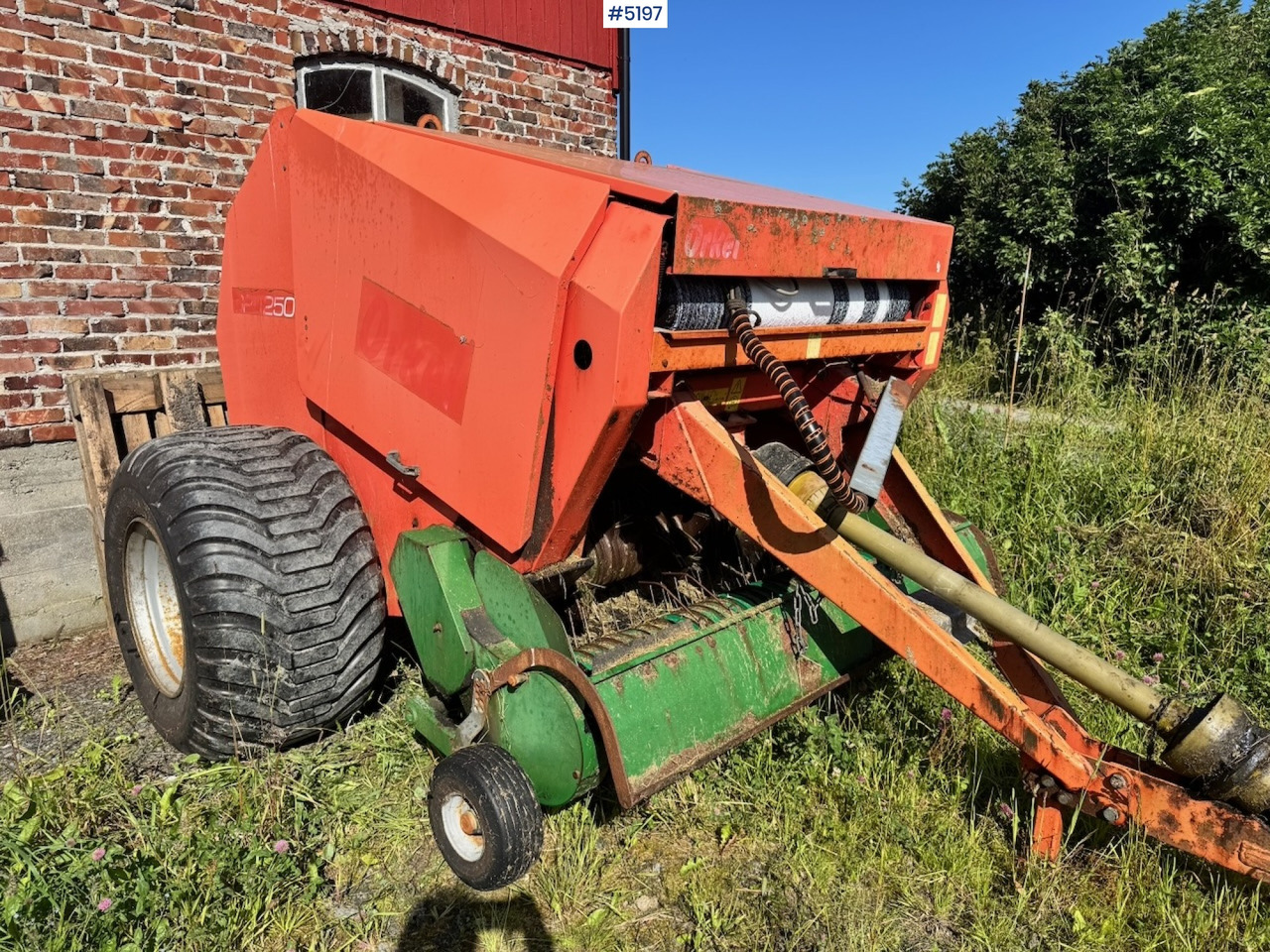 Ca. 2000 Orkel GP1250 Rundballepresse - Hay and forage equipment: picture 1 Ca. 2000 Orkel GP1250 Rundballepresse - Hay and forage equipment: picture 1