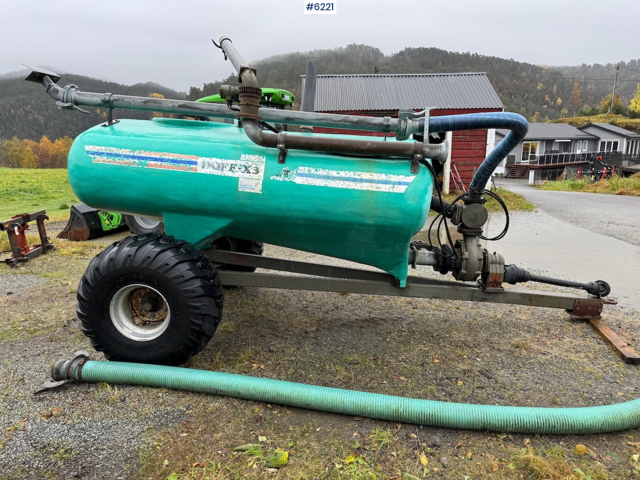 Doff X3 with high-pressure pump and cannon - Slurry tanker: picture 1 Doff X3 with high-pressure pump and cannon - Slurry tanker: picture 1