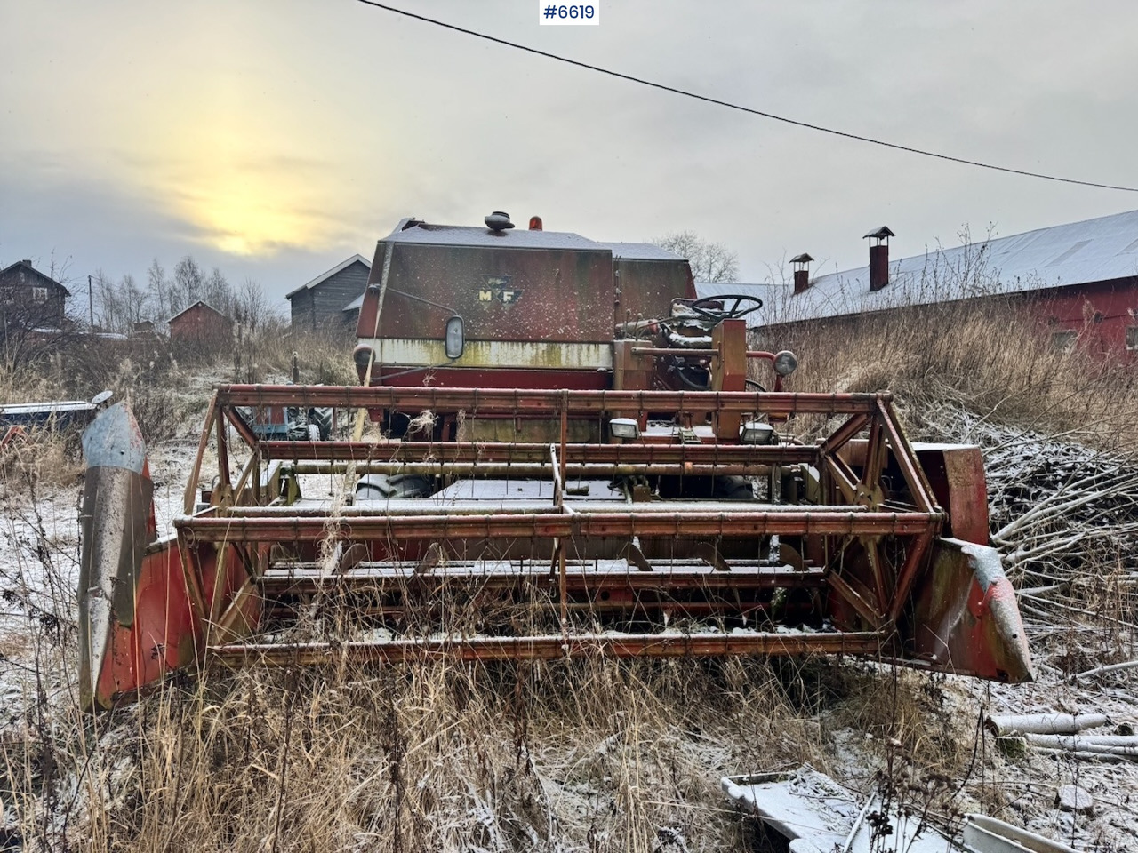 Combine harvester Massey Ferguson 487 Combine Harvester.: picture 19