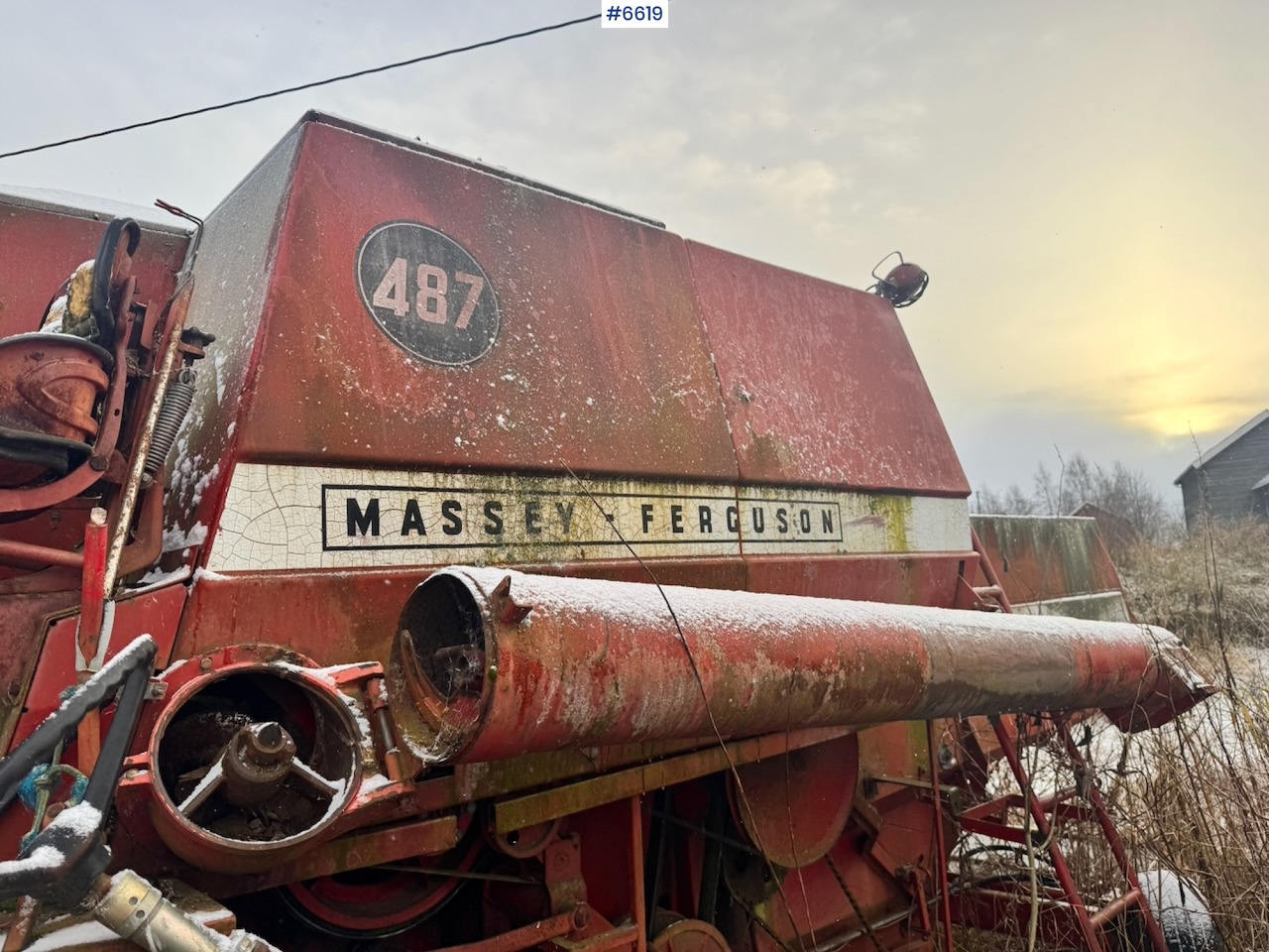 Combine harvester Massey Ferguson 487 Combine Harvester.: picture 9