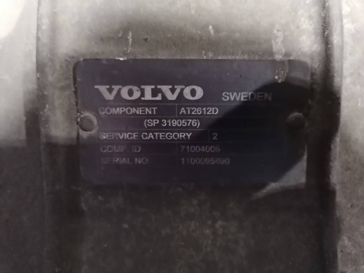 VOLVO remanufactured gearbox AT2612D - Gearbox: picture 5 VOLVO remanufactured gearbox AT2612D - Gearbox: picture 5