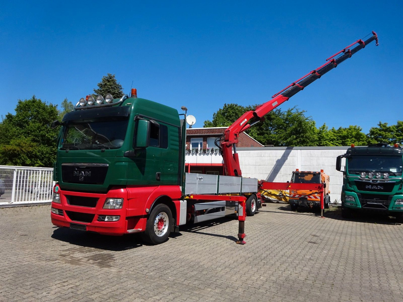 MAN 26.480 TGX + MKG HLK531 Kran +Lift-Lenkachse - Dropside/ Flatbed truck, Crane truck: picture 5 MAN 26.480 TGX + MKG HLK531 Kran +Lift-Lenkachse - Dropside/ Flatbed truck, Crane truck: picture 5