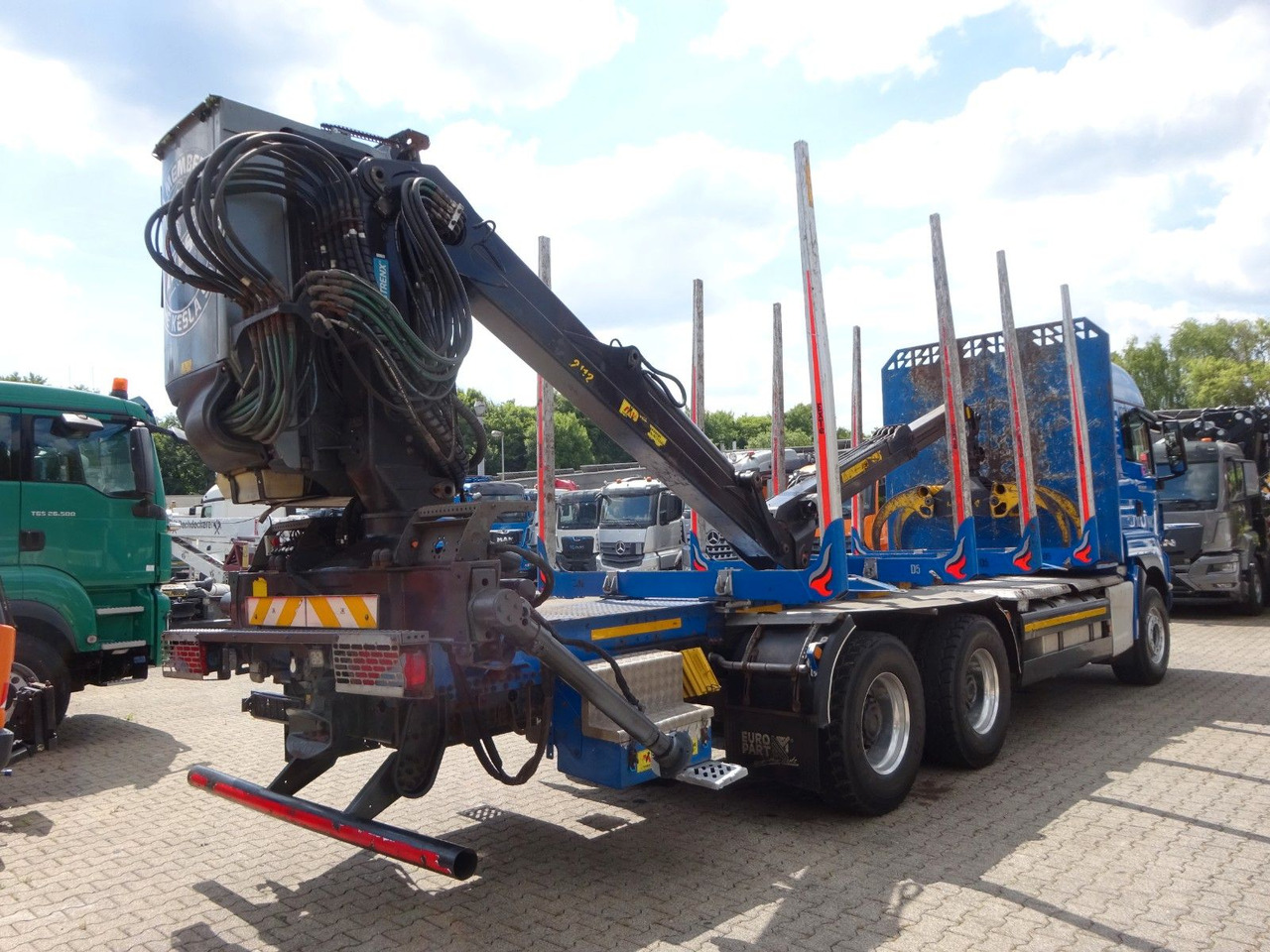 Timber truck, Crane truck MAN 26.510 mit KESLA 2112 Holzkran+Kabine+Greifer: picture 6 Timber truck, Crane truck MAN 26.510 mit KESLA 2112 Holzkran+Kabine+Greifer: picture 6