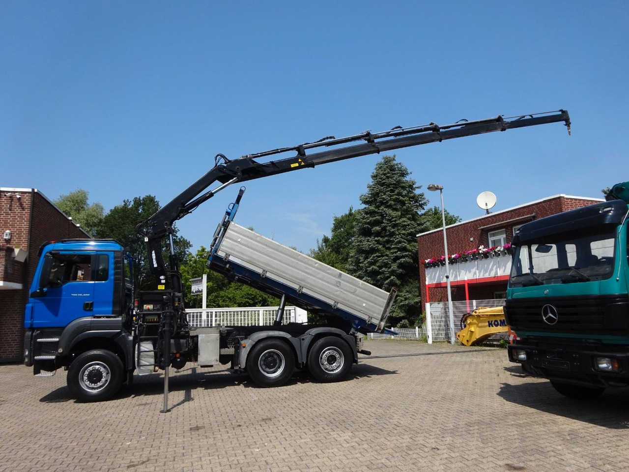 MAN 28.400 TGS 3Skipper+HIAB 166 E-4 HIPRPO 6x4-4 - Tipper, Crane truck: picture 3 MAN 28.400 TGS 3Skipper+HIAB 166 E-4 HIPRPO 6x4-4 - Tipper, Crane truck: picture 3