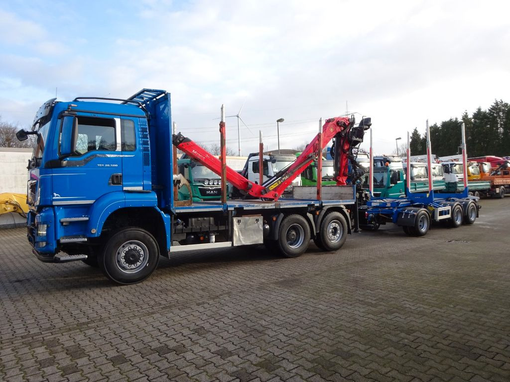 MAN 28.500 TGS mit EPSILON-Kran+Achleitner Anhänger MAN 28.500 TGS Allrad. HOLZZUG EPSILON-Kran GREIFER - Timber truck, Crane truck: picture 3 MAN 28.500 TGS mit EPSILON-Kran+Achleitner Anhänger MAN 28.500 TGS Allrad. HOLZZUG EPSILON-Kran GREIFER - Timber truck, Crane truck: picture 3