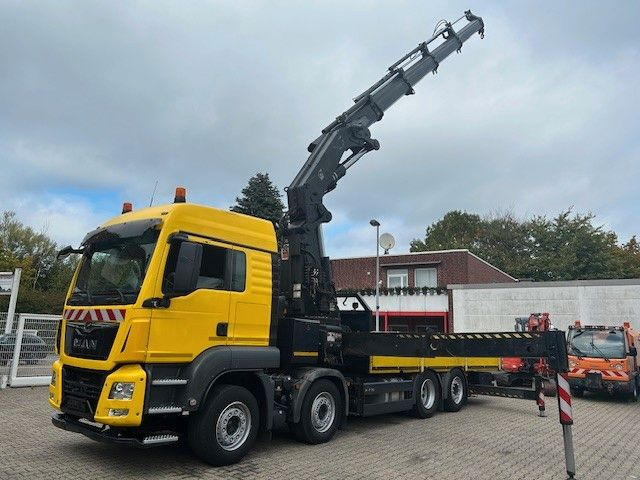 MAN 35.420 Pritsche + HIAB 700EP5 Kran 8x2 - Crane truck: picture 1 MAN 35.420 Pritsche + HIAB 700EP5 Kran 8x2 - Crane truck: picture 1