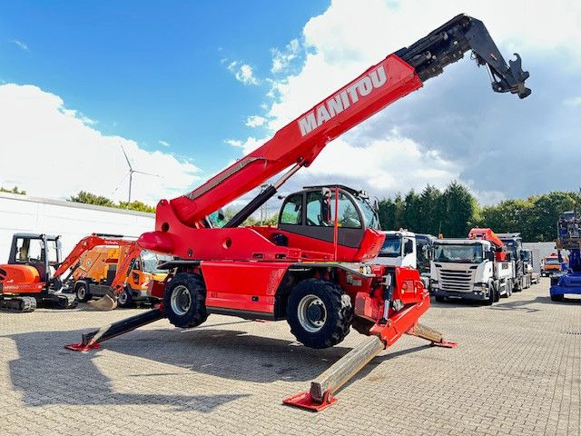 Manitou Teleskoplader MRT 2470+ Privilege 772691 Rot - Telescopic handler: picture 1 Manitou Teleskoplader MRT 2470+ Privilege 772691 Rot - Telescopic handler: picture 1