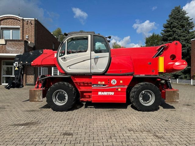 Manitou Teleskoplader MRT 2470+ Privilege 772691 Rot - Telescopic handler: picture 3 Manitou Teleskoplader MRT 2470+ Privilege 772691 Rot - Telescopic handler: picture 3