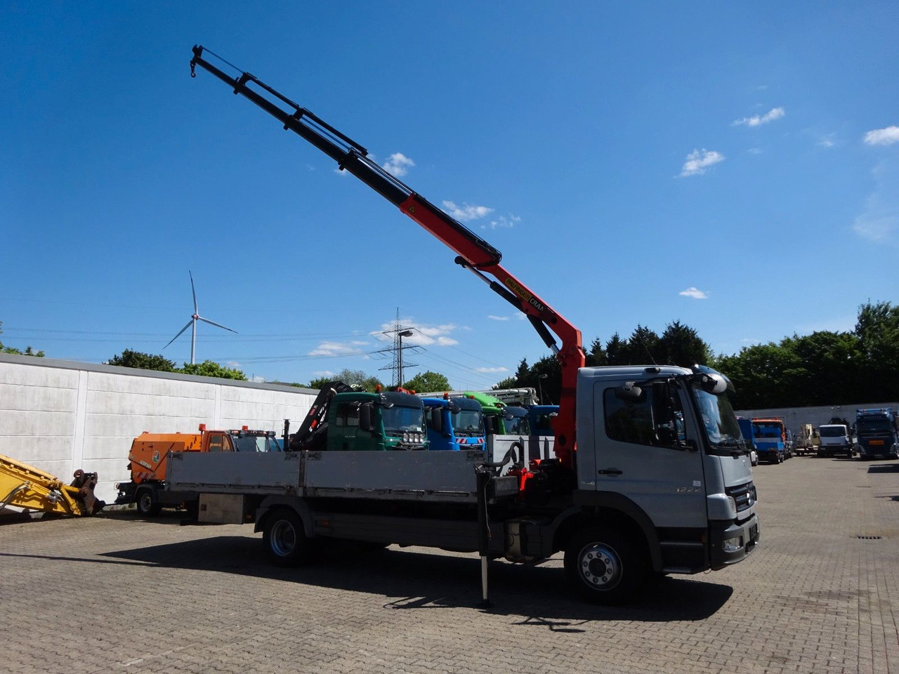 Mercedes-Benz 1222 Atego mit Palfinger PK8501 Kran 4x2 - Dropside/ Flatbed truck, Crane truck: picture 4 Mercedes-Benz 1222 Atego mit Palfinger PK8501 Kran 4x2 - Dropside/ Flatbed truck, Crane truck: picture 4