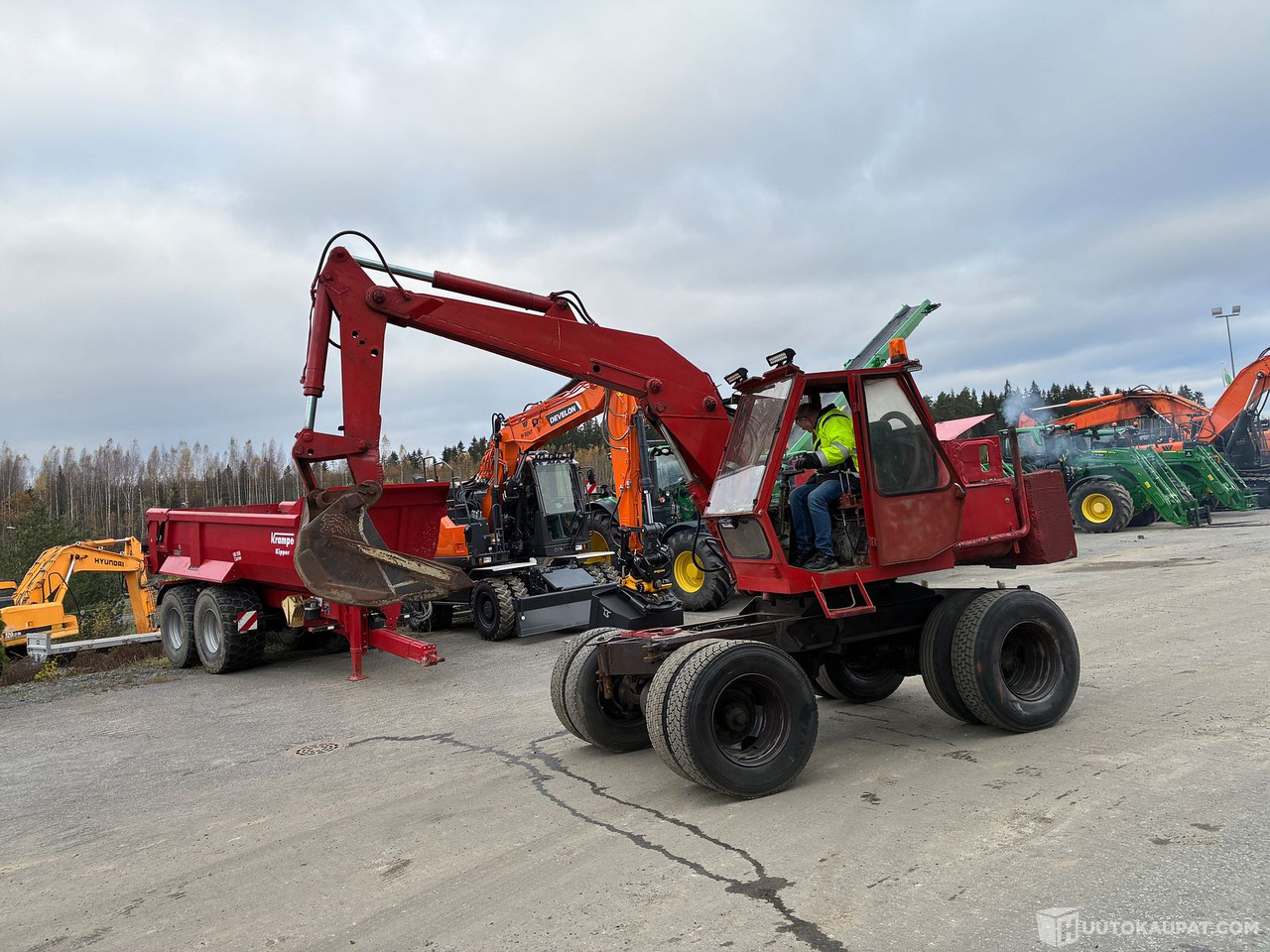 Wheel excavator Atlas AB1202 kaivinkone *ALV-vähennyskelpoinen* WTK, Lempäälä: picture 1