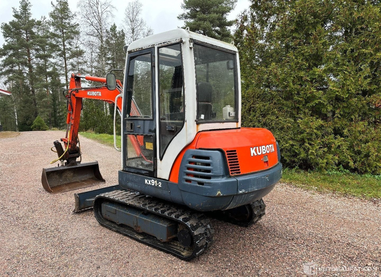 Kubota Kx91-2, 1998, Diesel, 6 390 h Kaivinkone, Askola - Mini excavator: picture 3 Kubota Kx91-2, 1998, Diesel, 6 390 h Kaivinkone, Askola - Mini excavator: picture 3