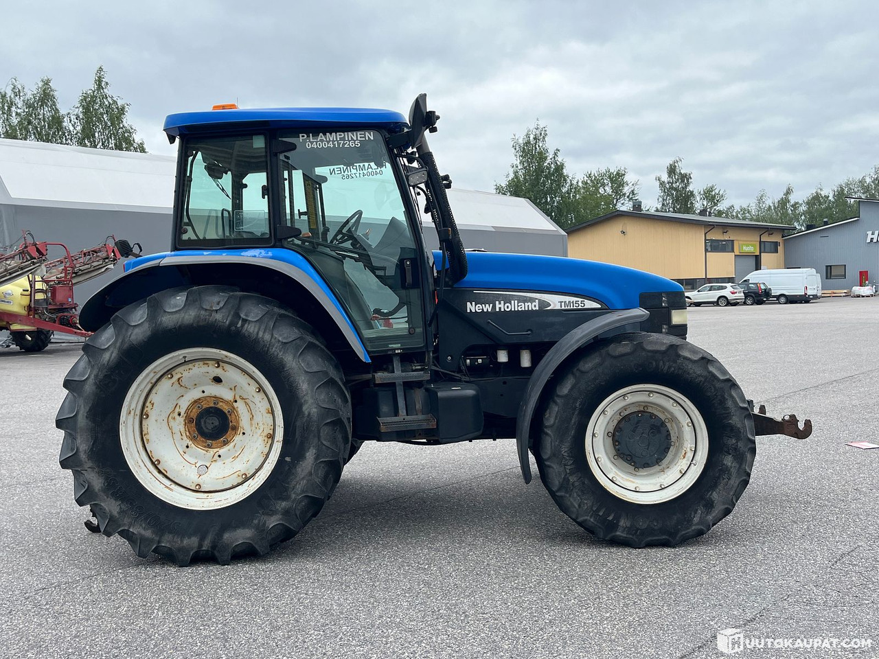 Farm tractor New Holland TM155 tractor with front loader, 2004, Salo: picture 9