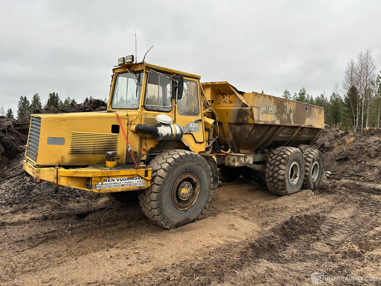 Volvo BM A25 6x6, 1991, Kurikka - Articulated dump truck: picture 1 Volvo BM A25 6x6, 1991, Kurikka - Articulated dump truck: picture 1