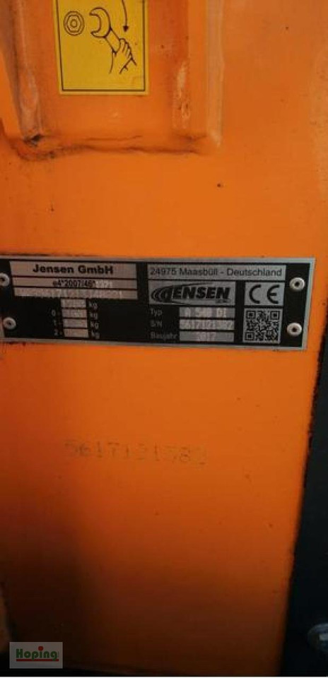 Jensen A 540 DI - Wood chipper: picture 3 Jensen A 540 DI - Wood chipper: picture 3