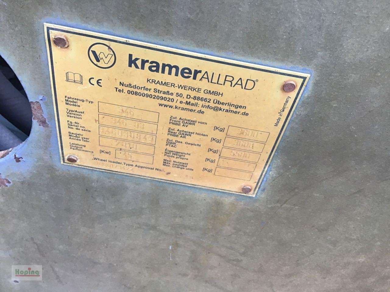 Wheel loader Kramer 750: picture 6 Wheel loader Kramer 750: picture 6